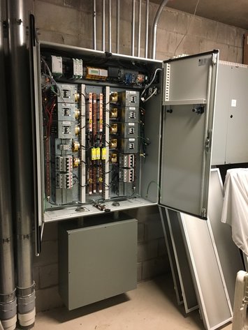ARDA smart DC distribution breaker panel hub at Burlington DC Microgrid project