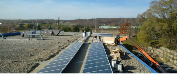 Burlington DC Microgrid Solar and DCDC converters installation