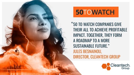 50 to Watch List by Cleantech Group